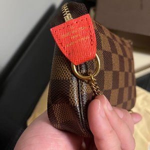 Authentic Louis Vuitton Mini Pochette Damier Azur Illustre Limited Edition